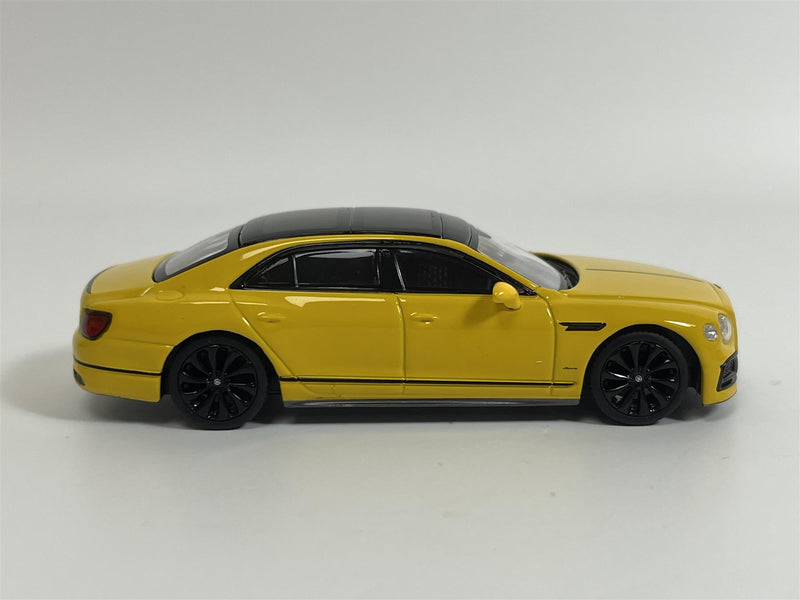 Bentley Flying Spur Monaco Yellow RHD 1:64 Scale Mini GT MGT00955R