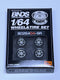 BNDS Custom Wheel Parts Wheel and Tyre Set Silver 1:64 MOT Hobby BC26404SR