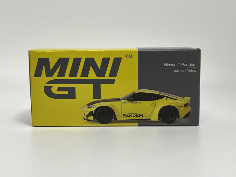 Nissan Z Pandem Ikazuchi Yellow LHD 1:64 Mini GT MGT00752L