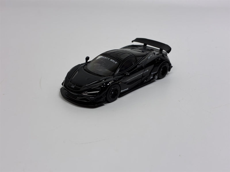 McLaren 720S LB Works Black RHD 1:64 Scale Mini GT MGT00777R