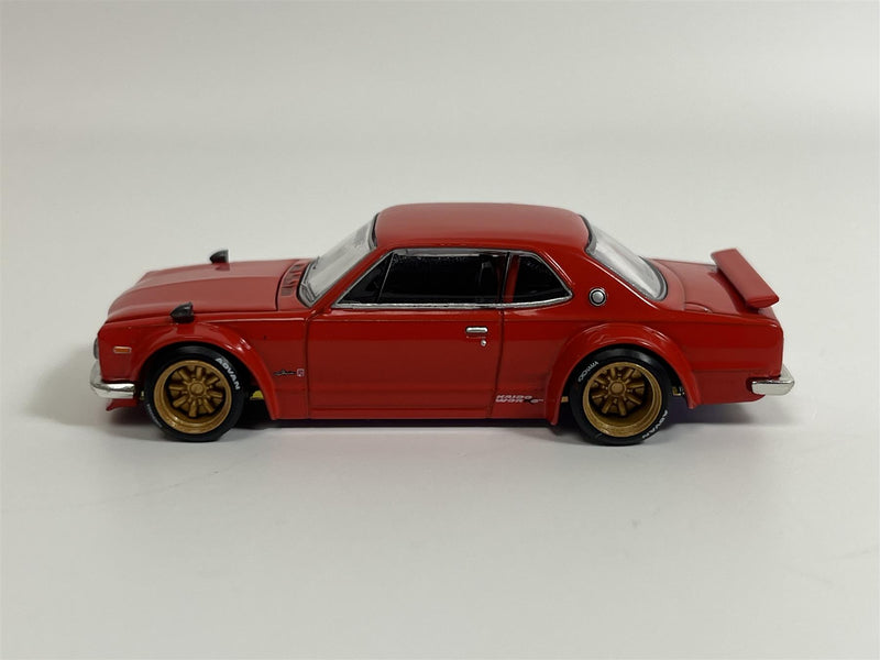 Nissan Skyline 2000GTR Kaido Street V1 Red 1:64 Mini GT KHMG175