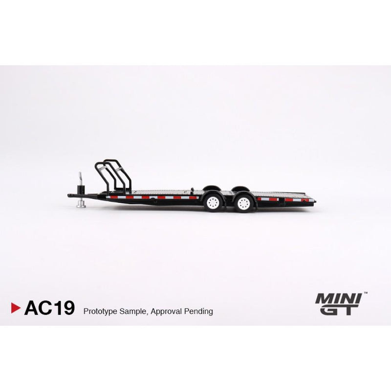 Car Hauler Trailer Type B Black 1:64 Scale Mini GT MGTAC19
