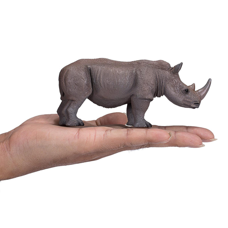 White Rhinoceros Zoo Animal Toy Figure 13 cm Length Approx Mojo Fun 387103