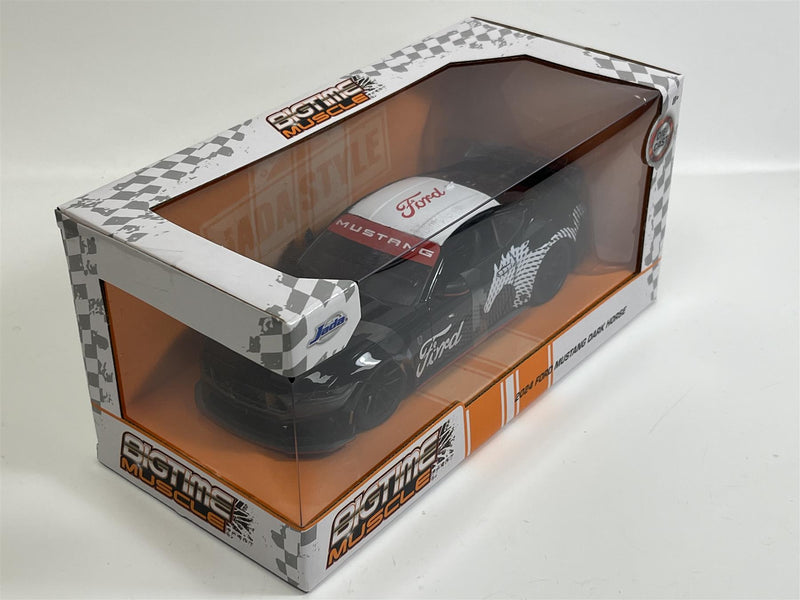 Ford Mustang Dark Horse 2024 Black Big Time Muscle 1:24 Scale Jada 35418