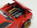 Nissan Skyline 2000GTR Kaido Street V1 Red 1:64 Mini GT KHMG175