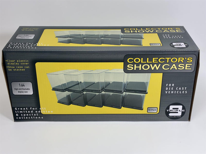Display Case 1:64 Scale Stackable 10 Pack Triple9 T9-64010