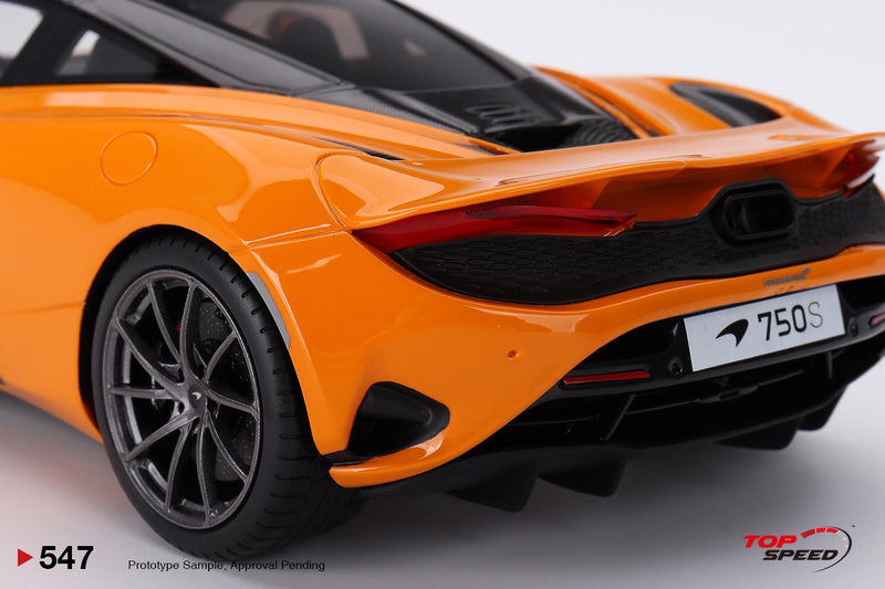 McLaren 750s Mclaren Orange 1:18 Scale TSM TS0547