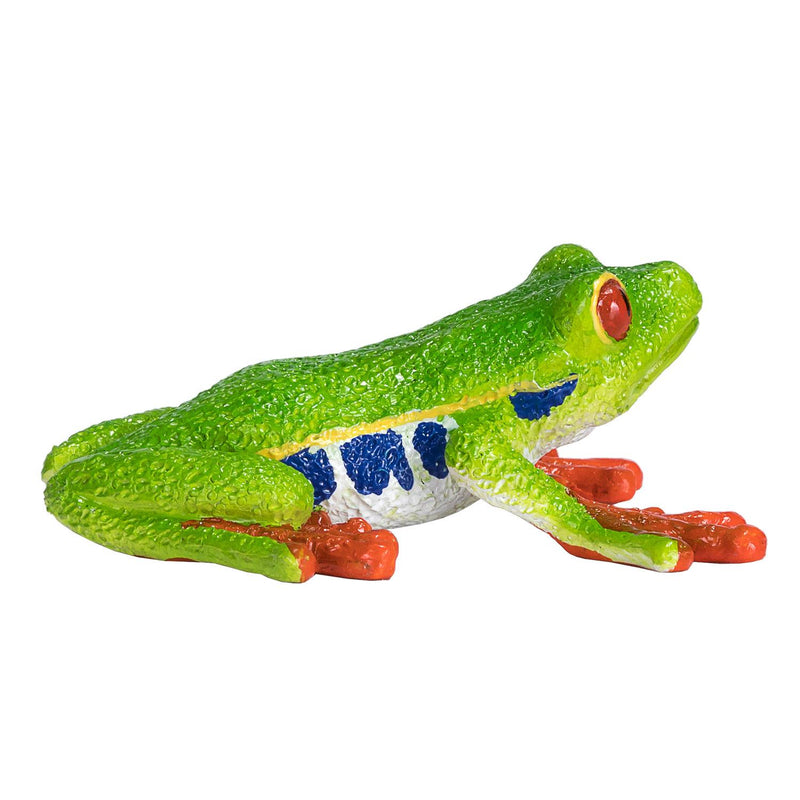 Red Eyed Tree Frog Wildlife Toy Figure 5 cm Length Approx Mojo Fun 387299