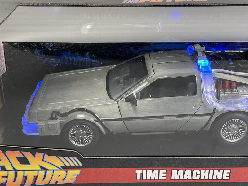 Back to the Future Time Machine Working Lights 1:24 Scale Jada 253255038