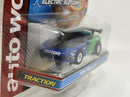 1995 Mazda RX-7 Blue Green HO Scale Slot Car X Traction Auto World SC378-2