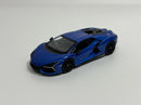 Lamborghini Revuelto Blu Eleos RHD 1:64 Scale Mini GT MGT00748R