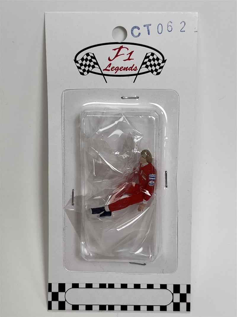 James Hunt 1975 Seated Diecast Figure 1:43 Scale Cartrix CT062