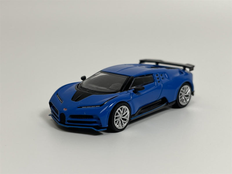 Bugatti Centodieci Blu Bugatti LHD 1:64 Scale Mini GT MGT00586L