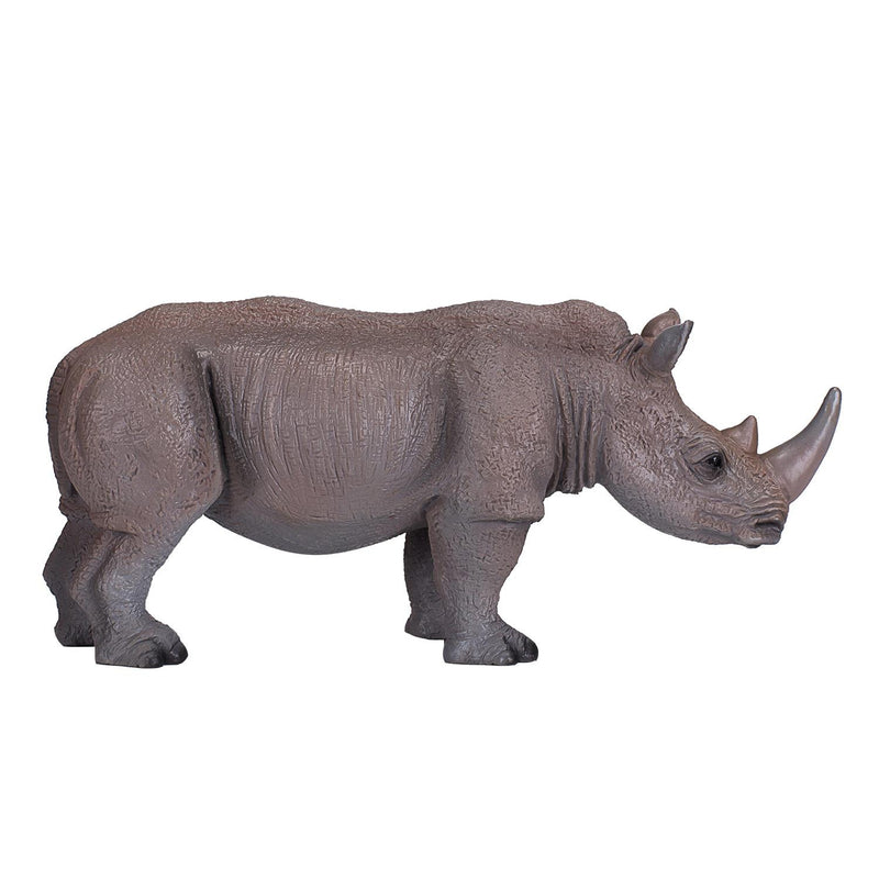 White Rhinoceros Zoo Animal Toy Figure 13 cm Length Approx Mojo Fun 387103