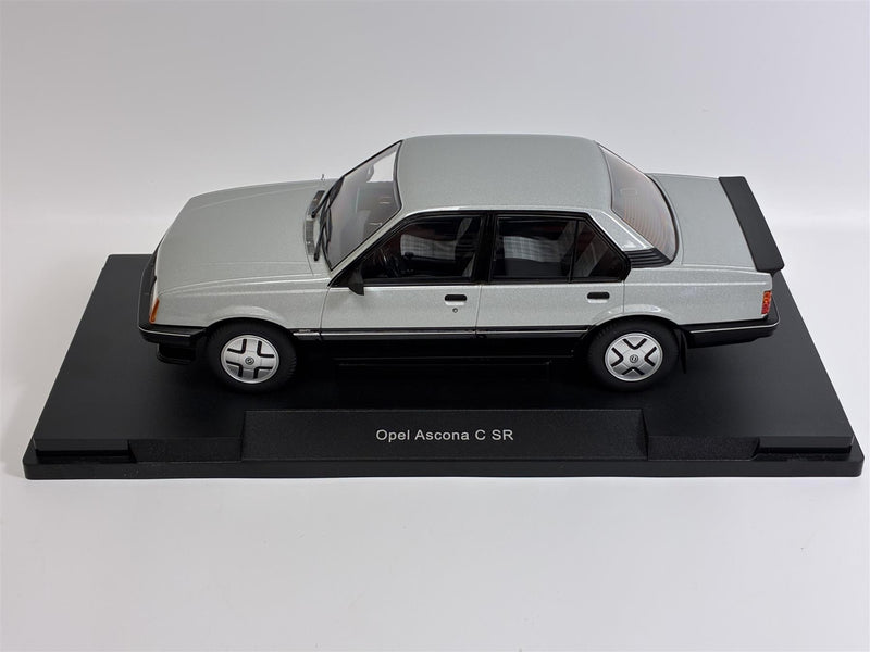 1981 Opel Ascona C SR Silver 1:18 Scale Model Car Group MCG18460