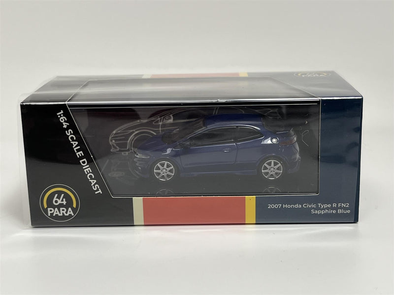 Honda Civic 2007 Type R FN2 Sapphire Blue LHD 1:64 Paragon 55396