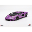 a purple sports car on a white background