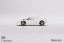 a white toy car on a white background