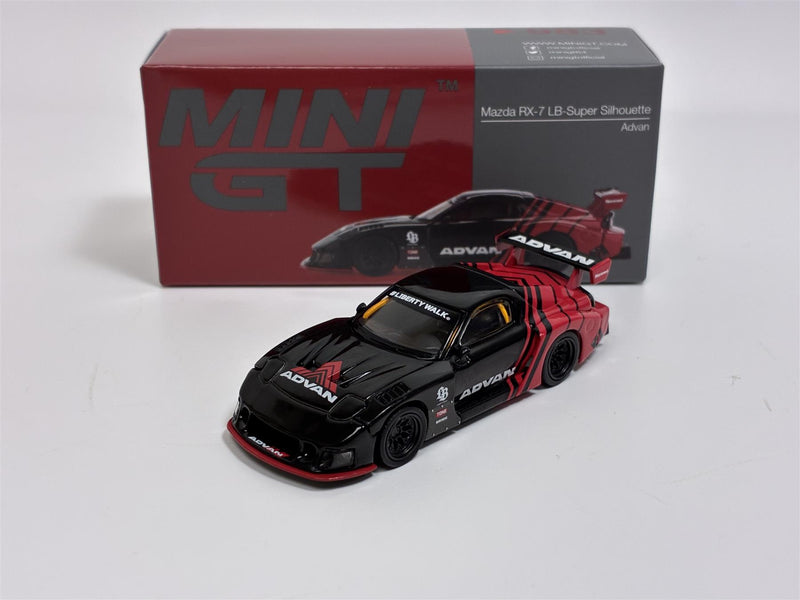 Mazda RX 7 LB Super Silhouette Advan LHD 1:64 Mini GT MGT00983L