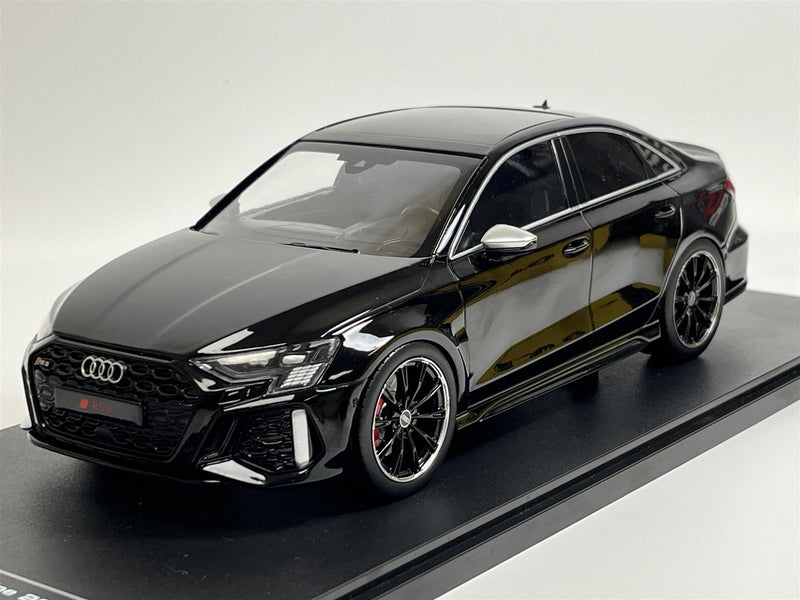 Audi RS3 Limousine 2022 Black 1:18 Scale IXO Models MCG18550