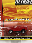 1965 Ford Mustang Convertible Red Thunderjet Ultra G HO Slot Car Auto World SC367-3