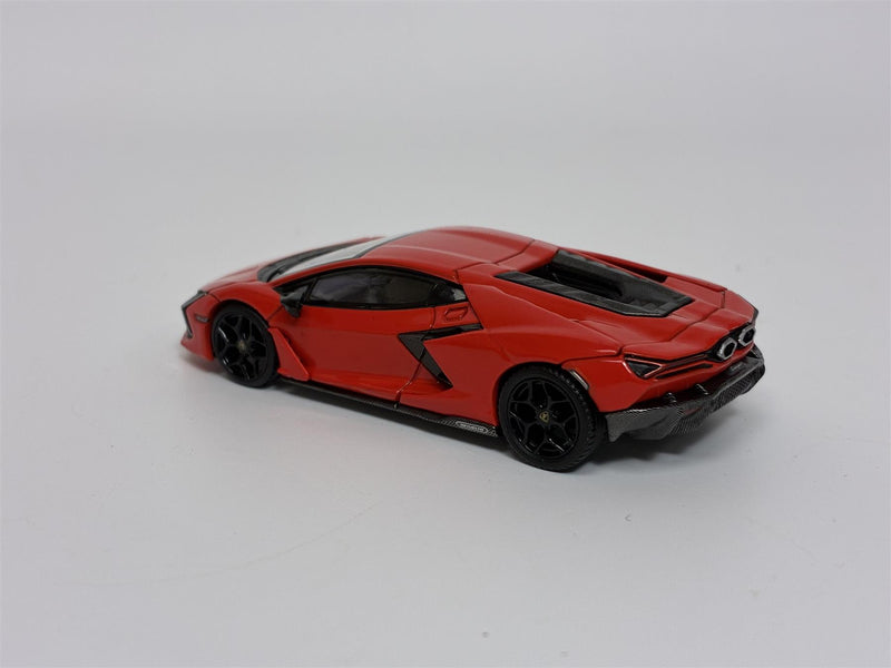 Lamborghini Revuelto Arancio Dac Lucido Red RHD 1:64 Mini GT MGT00774R