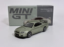 Nissan Skyline GT-R R34 V-Spec II Nur Millenium Jade RHD 1:64 Mini GT MGT01003R