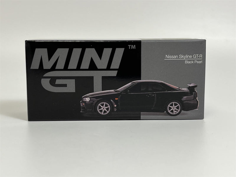Mini GT Nissan Skyline GT-R (R34) V-Spec Black Pearl (RHD)