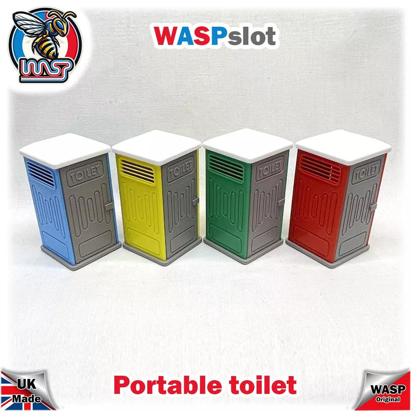 Portable Toilet Yellow Slot Car Track Scenery x 1 1:32 Scale Wasp P