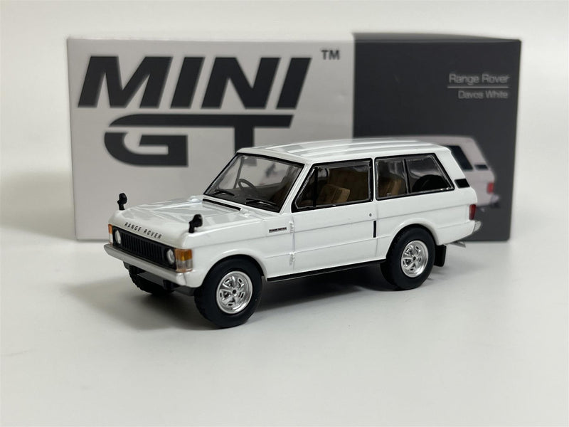 Range Rover Davos White RHD 1:64 Scale Mini GT MGT00658R