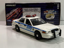 a toy car with lights on