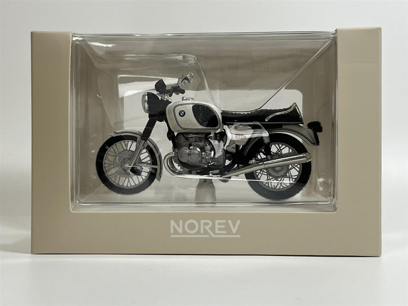 BMW R90/6 1974 White Motorbike 1:18 Scale Norev 182036