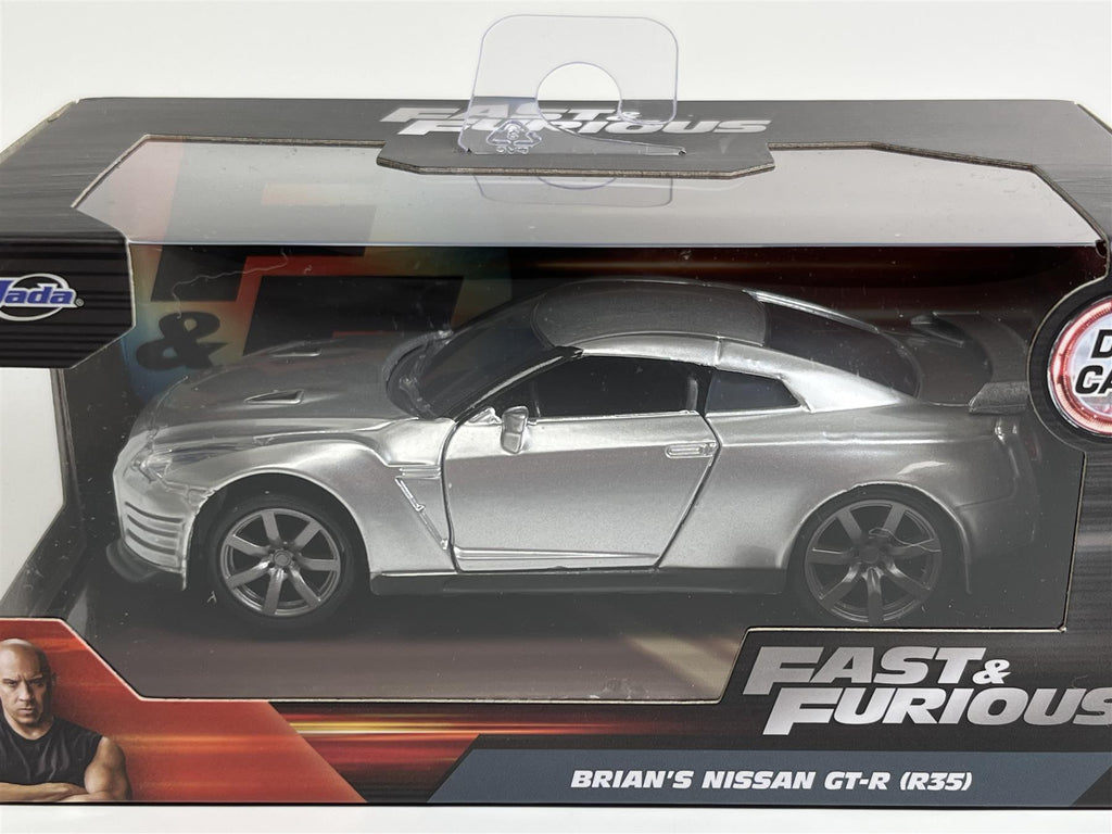 Fast and Furious Brians Nissan GT-R R35 Silver 1:32 Scale Jada 97383 ...