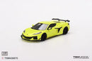 Chevrolet Corvette Z06 2023 Accelerate Yellow 1:43 Scale TSM430670