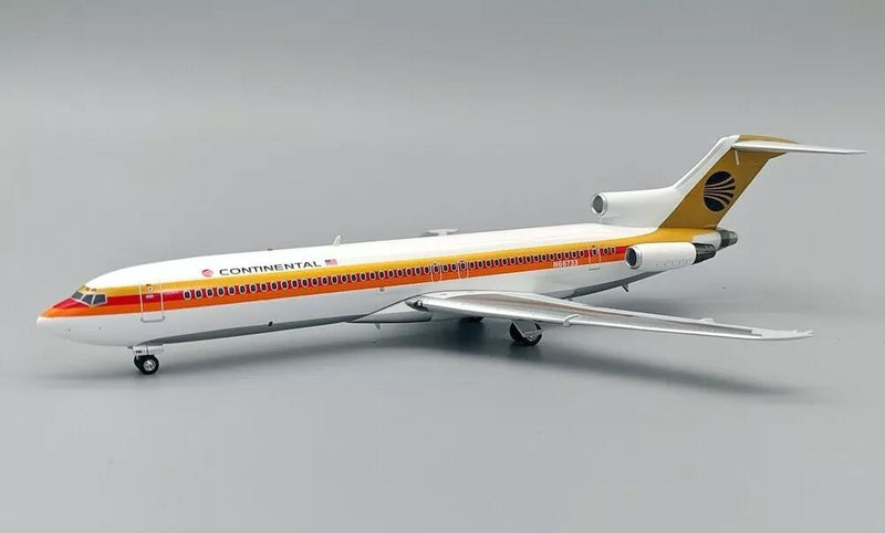 Continental 727-200 N66733 Black Stand 1:200 Scale Inflight200 IF722CO0524