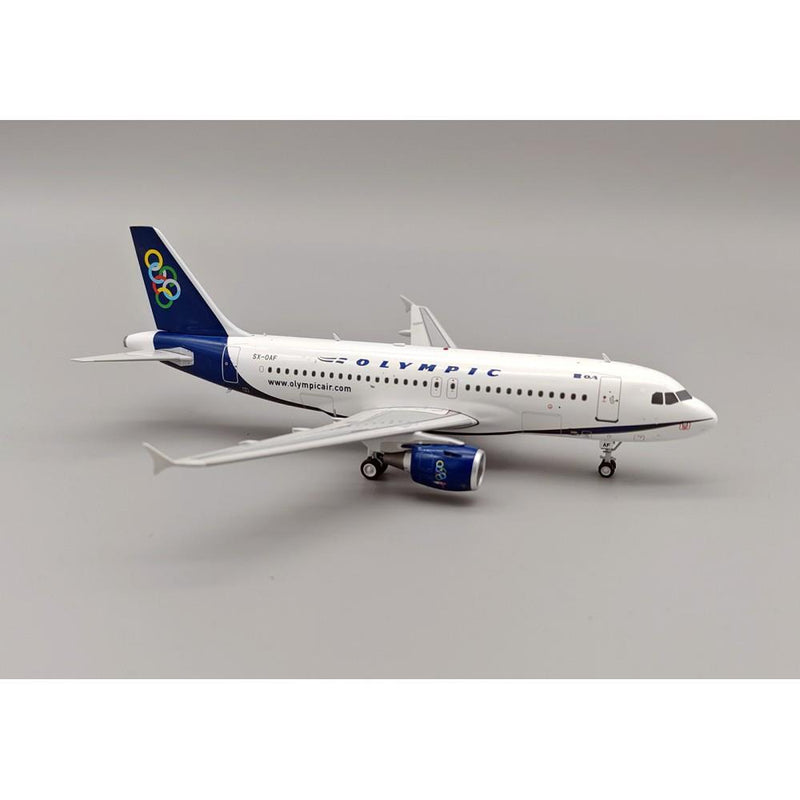 Olympic Airbus A319-112 SX-OAF With Stand 1:200 Inflight200 IF319OA0824