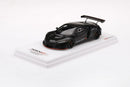 a black sports car on a white surface
