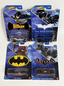 Batman 4 Car Set 1:64 Scale Hot Wheels HDG89