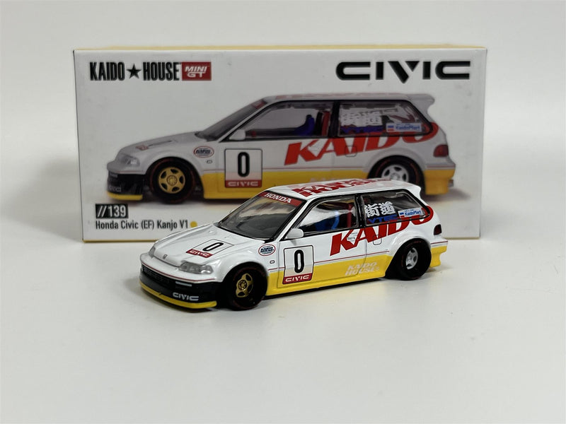 Honda Civic EF Kanjo V1 1:64 Scale Kaido House Mini GT KHMG139