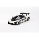 a white and black toy car