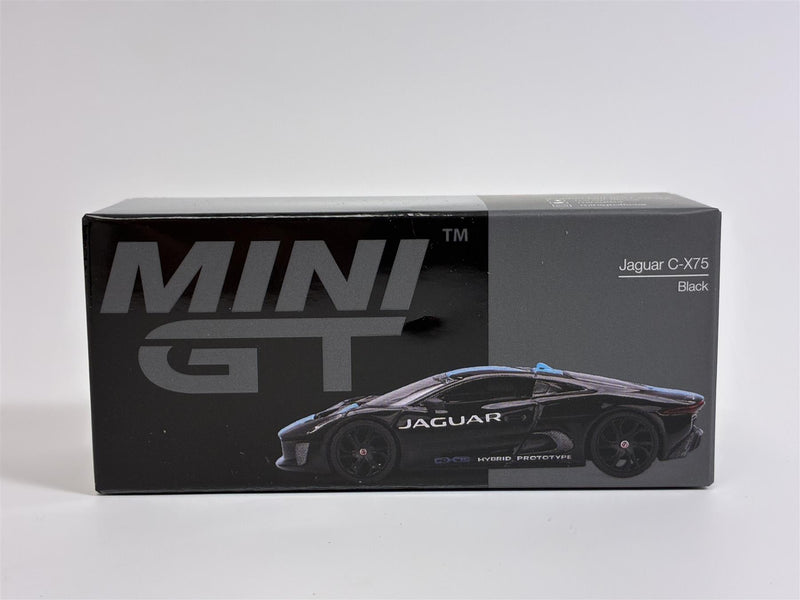 Jaguar C-X75 Black LHD 1:64 Scale Mini GT MGT01070L