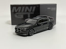 BMW i7 xDrive60 Dravit Grey RHD 1:64 Mini GT MGT00818R