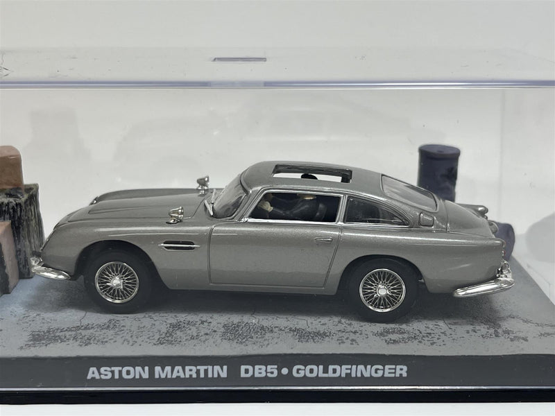 James Bond 007 Goldfinger Aston Martin DB5 Silver 1:43 Eaglemoss GF2