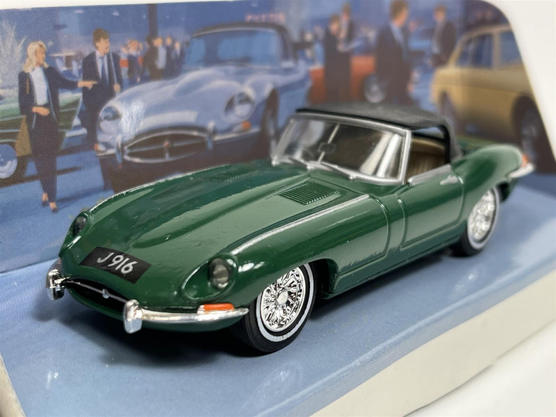 Jaguar E Type MK 1.5 1968 Green Dinky Matchbox DY1D S2