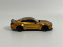 LB Works Ford Mustang LB Gold RHD 1:64 Scale Mini GT MGT00847R
