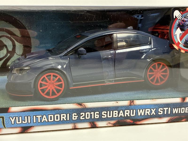 Jujutsu Kaisen 2016 Subaru WRX STI Widebody with Yuju Itadori Figure 1:24 Jada 34714