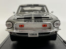 1968 Shelby GT 500KR Grey with Black Stripes 1:18 Road Signature Collection 92168gy