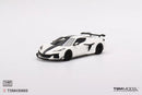 a white and black toy car