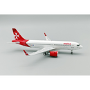 a model airplane on a gray background