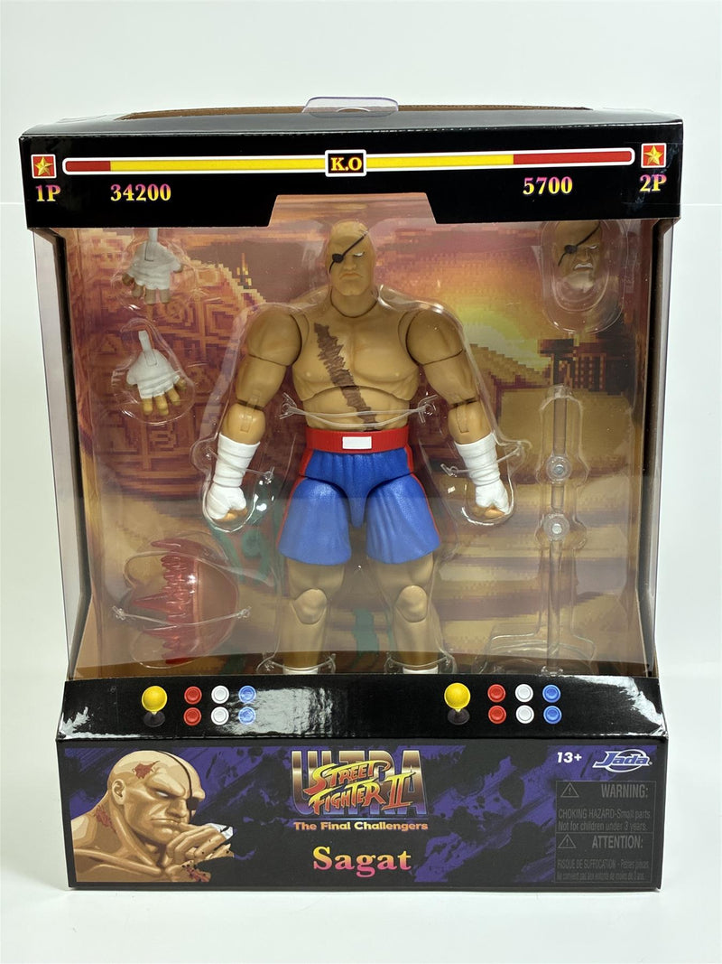 Ultra Street Fighter II Sagat 7.5 Inches Jada 35171